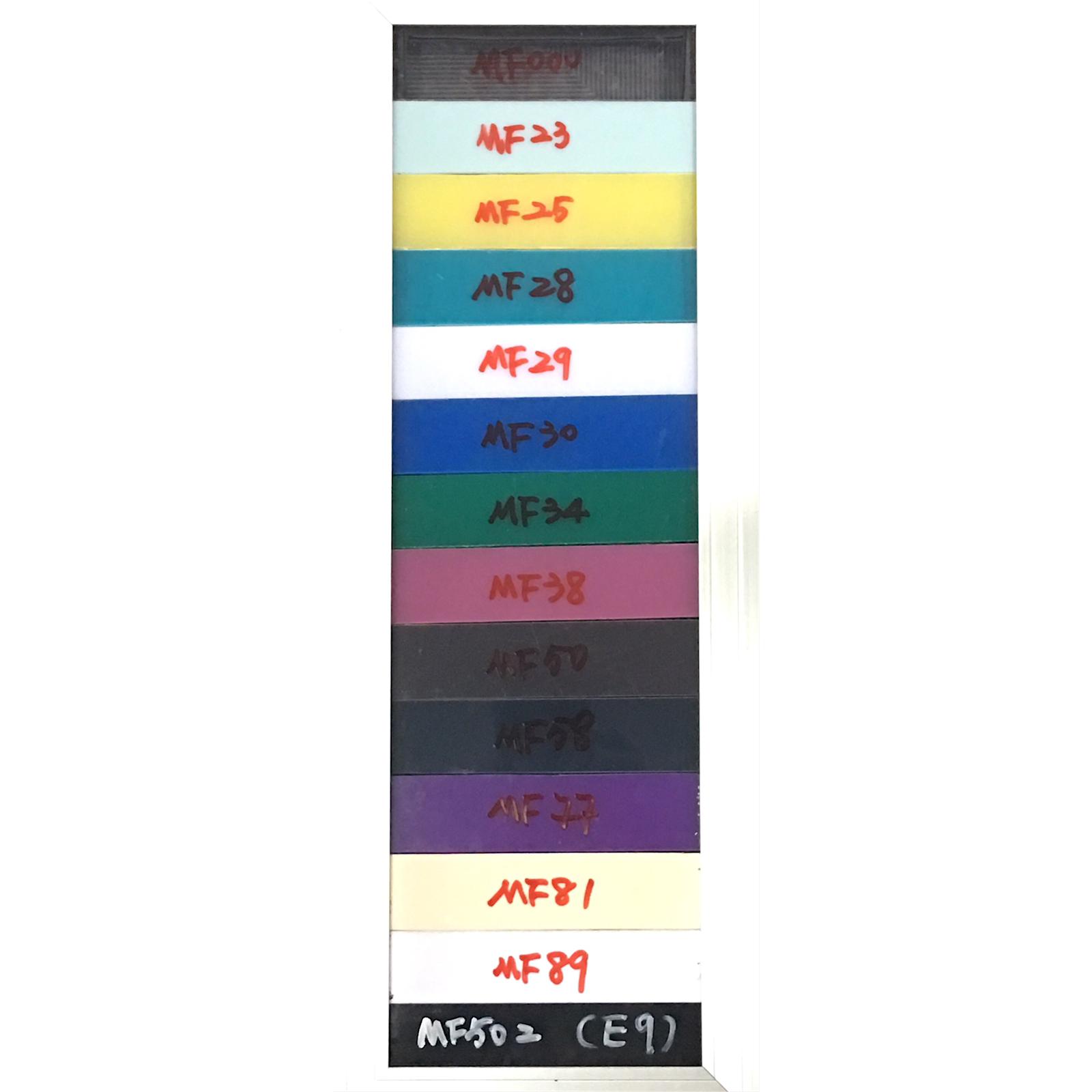 PVC COLOUR CHART